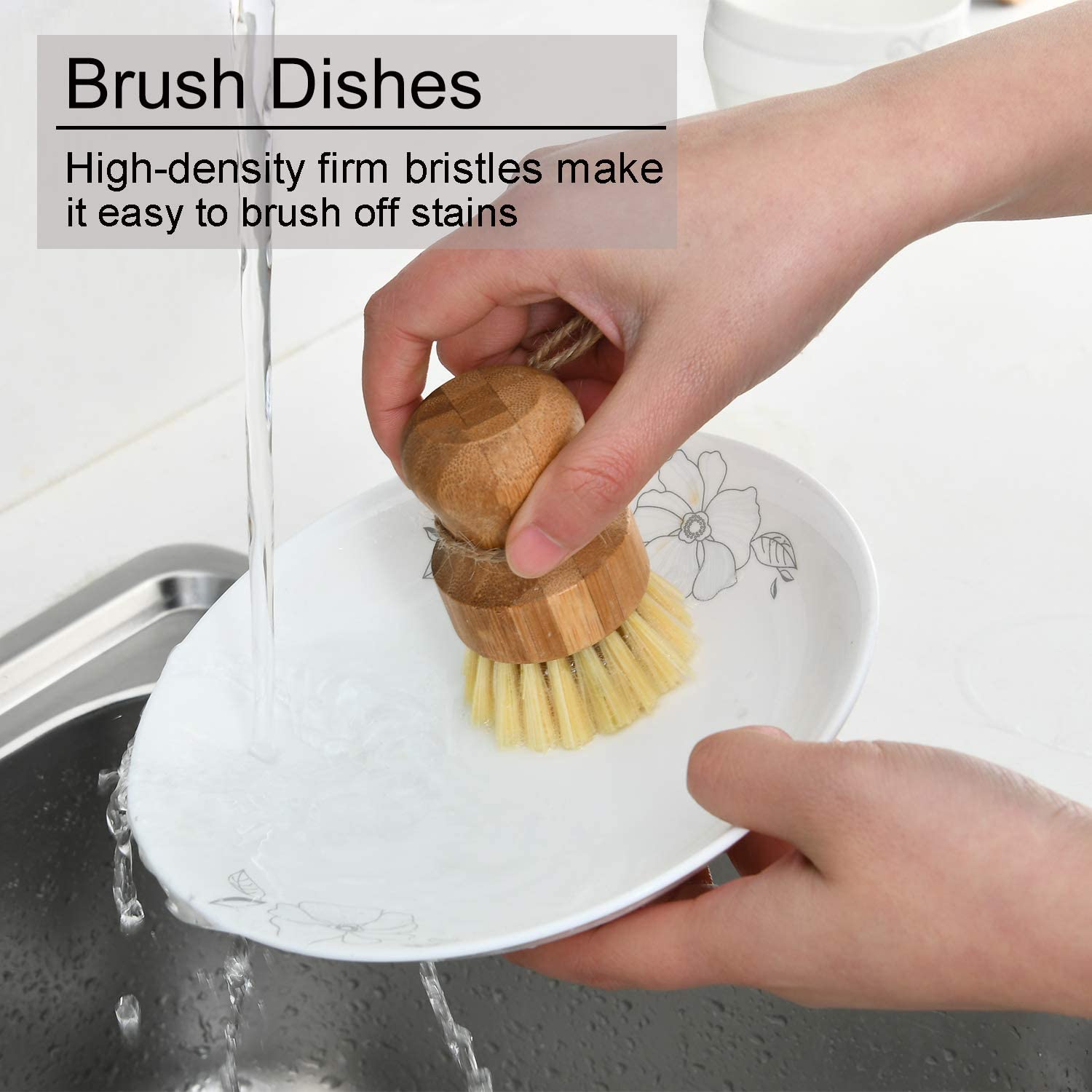 Bamboo Dish Scrub Brushes Natu – обзор и цена Dish Brush Bamboo