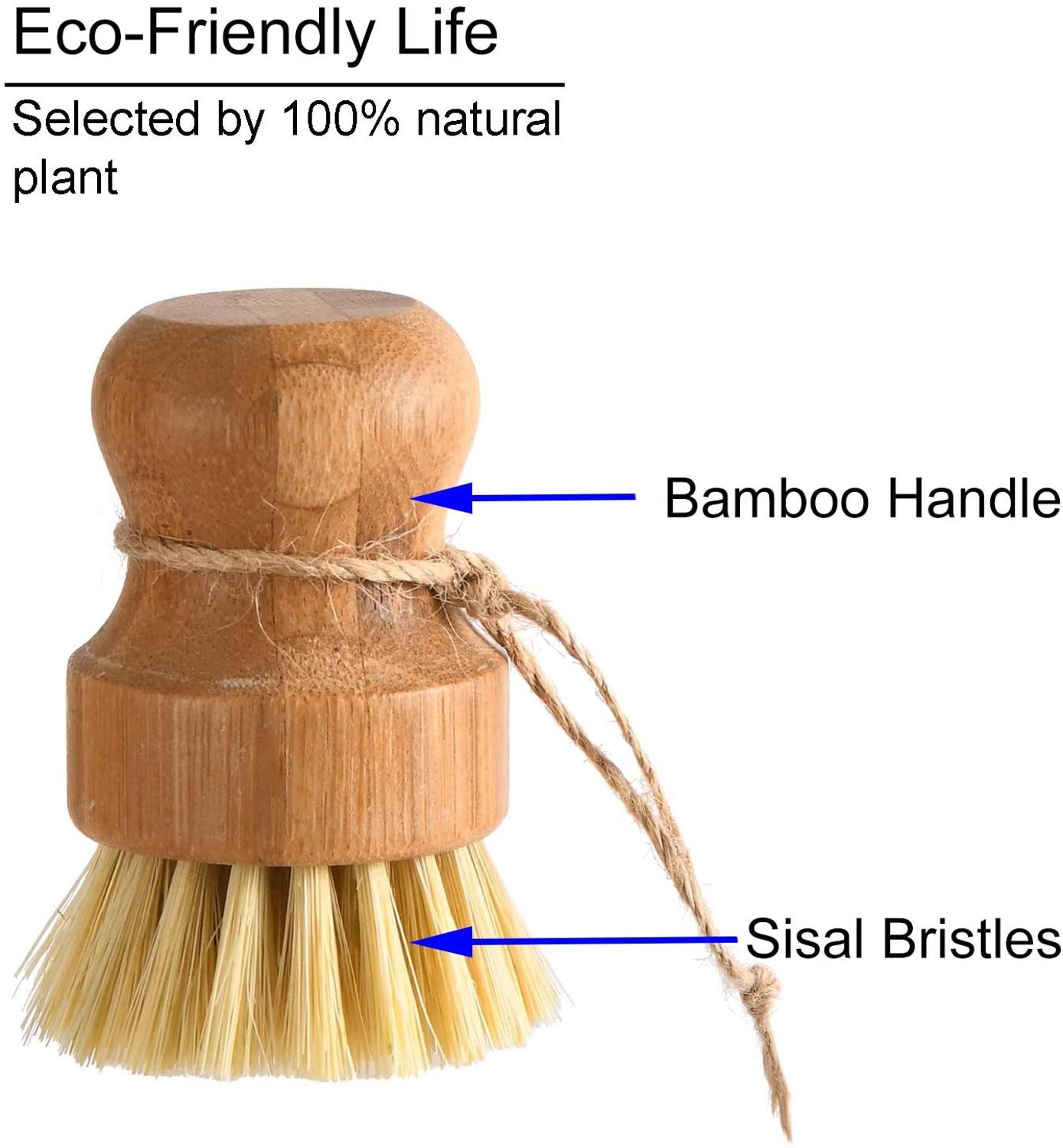 Bamboo Dish Scrub Brushes Natu – обзор и цена Dish Brush Bamboo