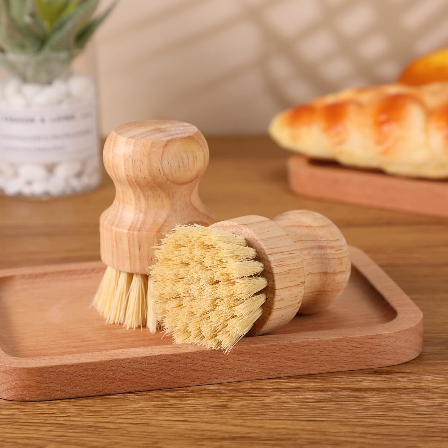 Bamboo Dish Scrub Brushes Set  – обзор и цена Dish Brush Bamboo