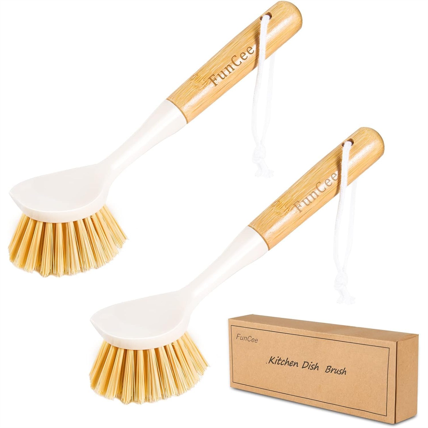 2 Pack Kitchen Dish Brushes wi – обзор и цена Dish Brush Bamboo