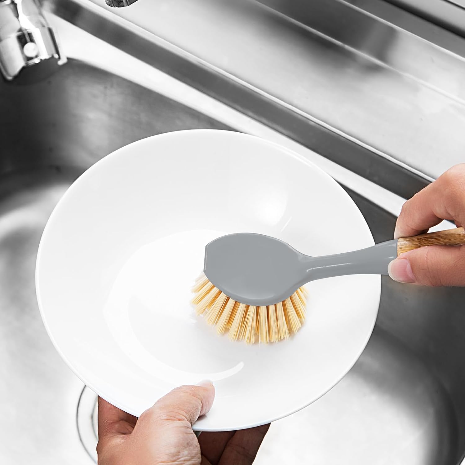 2 Pack Kitchen Dish Brushes wi – обзор и цена Dish Brush Bamboo